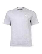 Lacoste Tricou cu decolteu la baza gatului si logo - Gri