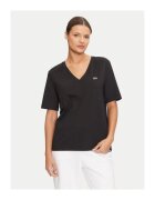 Lacoste Tricou dama - 304582639 - Bumbac - Negru - Negru