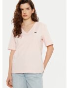 Lacoste Tricou dama - 304994388 - Bumbac - Roz - Roz