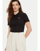 Lacoste Tricou dama - 304994555 - Bumbac organic - Negru - Negru