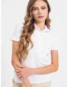 Lacoste Tricou polo slim fit - Alb optic