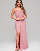 Larica Rochie de seara LA-OM-DLR083 Regular Fit roz - Roz