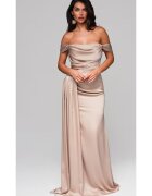 Larica Rochie de seara Maxi LA-OM-DLR188 - Auriu