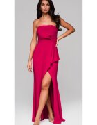 Larica Rochie de seara Maxi LA-OM-DLR201 - Roz inchis