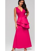 Larica Rochie de seara Maxi LA-OM-DLR212 - Fucsia