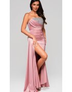 Larica Rochie de seara Maxi LA-OM-DLR224 - Roz deschis
