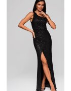 Larica Rochie de seara Maxi LA-OM-DLR225 - Negru