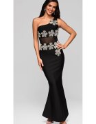 Larica Rochie de seara Maxi LA-OM-DLR227 - Negru