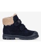 Lasocki Kids Ghete baieti 5905588906438 - Piele intoarsa - Albastru - Albastru