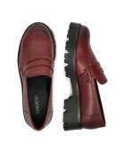 Lasocki Mocasini dama - bordo - piele naturala -