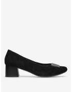 Lasocki Pantofi dama 5905588561637 - Piele intoarsa - Negru - Negru