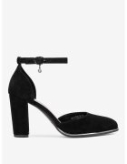 Lasocki Pantofi dama 5905588780441 - Piele intoarsa - Negru - Negru