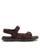 Lasocki Sandale barbati - 90958 - Piele naturala - Visiniu