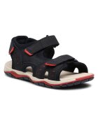 Lasocki Young Sandale pentru baieti - Piele nabuc - Albastru marin