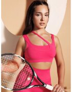 Laura Baldini Bustiera cu model uni - pentru fitness - Fucsia
