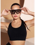Laura Baldini Bustiera sport cu model uni - Negru