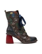 Laura Vita Botine dama - 304356 - Piele naturala - Albastru -
