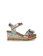 Laura Vita Espadrile dama HACDEO 09 - Piele naturala - Argintiu