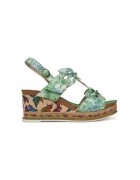 Laura Vita Espadrile dama Hacdeo 21 - Piele naturala - Verde