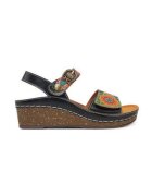 Laura Vita Sandale dama 305012838 - Piele naturala - Negru - Negru