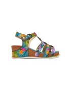 Laura Vita Sandale dama - BONITO 30 - Piele naturala - Turcoaz
