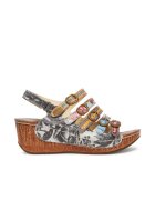 Laura Vita Sandale dama - DINO 0523 - Piele naturala - Multicolor