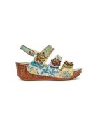 Laura Vita Sandale dama - DINO 32 - Piele naturala - Multicolor - Multicolor