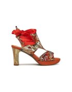 Laura Vita Sandale dama - HICAO 09 - Piele naturala - Corai - Coral