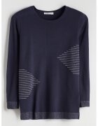 LC WAIKIKI Bluza cu decolteu la baza gatului si detalii brodate - Bleumarin
