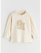 LC WAIKIKI Bluza cu imprimeu grafic - Bej deschis