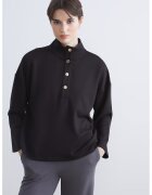 LC WAIKIKI Bluza de trening cu fenta cu capse - Negru
