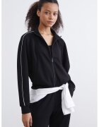 LC WAIKIKI Bluza de trening cu fermoar si buzunare oblice - Negru