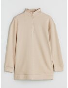 LC WAIKIKI Bluza de trening uni cu fenta cu fermoar - Maro nisip