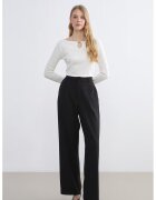 LC WAIKIKI Bluza slim fit cu decupaj - Alb