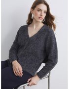 LC WAIKIKI Cardigan cu decolteu in V si nasturi - Gri antracit