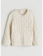 LC WAIKIKI Cardigan cu model torsade - Crem