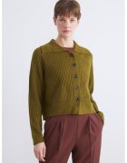 LC WAIKIKI Cardigan tricotat cu guler clasic - Verde masliniu