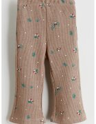 LC WAIKIKI Colanti evazati cu model floral - Maro deschis