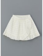 LC WAIKIKI Fusta scurta drapata cu volane - Alb fildes