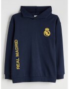 LC WAIKIKI Hanorac din amestec de bumbac cu imprimeu - Galben/Bleumarin
