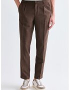 LC WAIKIKI Pantaloni conici cu pensa - Maro inchis