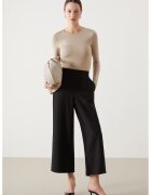 LC WAIKIKI Pantaloni crop cu talie inalta - Negru