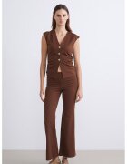 LC WAIKIKI Pantaloni crop evazati - Maro