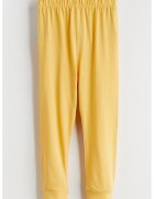 LC WAIKIKI Pantaloni de bumbac cu talie elastica - Galben inchis
