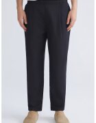 LC WAIKIKI Pantaloni din amestec de modal cu talie elastica - Negru