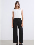 LC WAIKIKI Pantaloni drepti cu detalii cu pensa - Negru