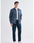 LC WAIKIKI Pantaloni drepti cu model uni - Bleumarin