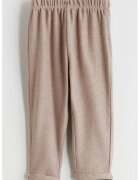 LC WAIKIKI Pantaloni drepti cu terminatie rasucita - Maro deschis