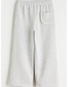 LC WAIKIKI Pantaloni uni de trening cu talie elastica - Gri deschis melange