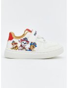 LC WAIKIKI Pantofi sport din piele ecologica cu sireturi elastice si imprimeu desene animate - Alb